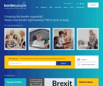 Borderpeople.info(Border People) Screenshot