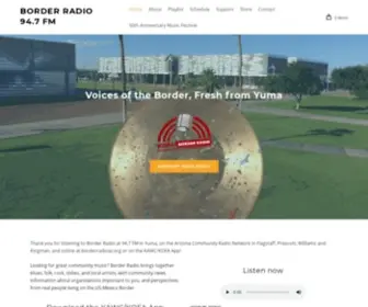 Borderradioaz.org(BORDER RADIO 94.7 FM) Screenshot