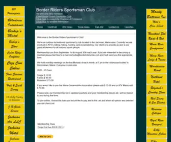 Borderridersclub.com(Border Riders Sportsman's Club) Screenshot