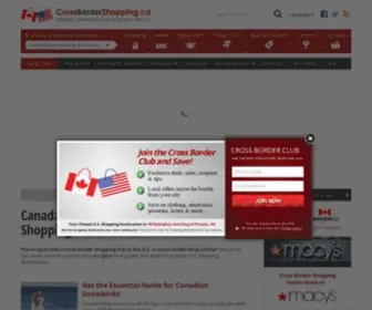 Bordershop.ca(Discover the Best Cross Border Shopping Deals) Screenshot