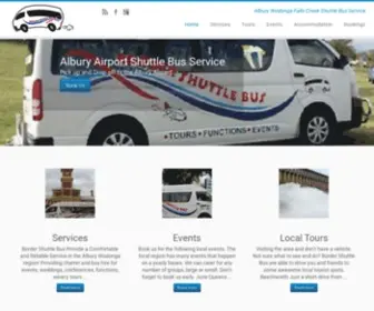 Bordershuttlebus.com.au(Albury Wodonga Falls Creek Shuttle Bus Service) Screenshot