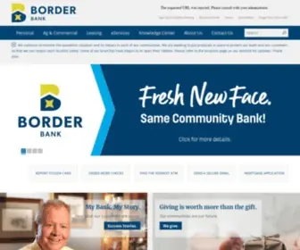 Borderstatebank.com(Community Banking for Minnesota & North Dakota) Screenshot