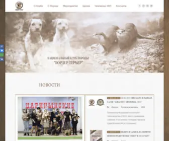 Borderterrierclub.ru(НКП) Screenshot