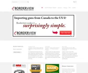 Borderview.com(International Firearm Logistics) Screenshot