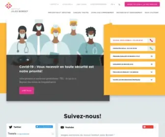 Bordet.be(Institut Jules Bordet) Screenshot