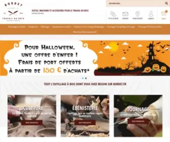 Bordet.fr(Vente d'Outillage à Bois) Screenshot