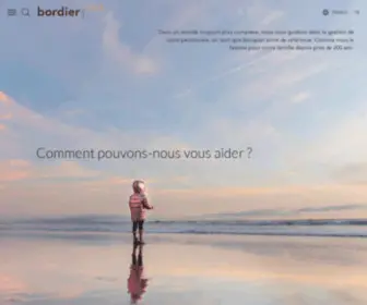 Bordier.fr(Bordier & Cie France) Screenshot