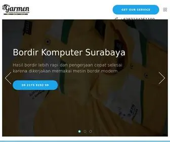 Bordirsurabaya.net(Jasa Bordir Surabaya dan Jasa Konveksi Baju Kaos SeragamJasa Bordir Surabaya) Screenshot