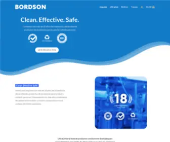 Bordson.com(Clean, Effective, Safe) Screenshot