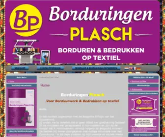 Borduringen-Plasch.be(Borduringen Plasch) Screenshot