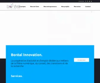 Boreal-Innovation.com(Accueil Boréal Innovation) Screenshot