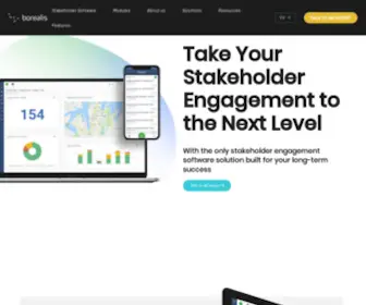 Boreal-IS.com(Stakeholder Engagement Software) Screenshot