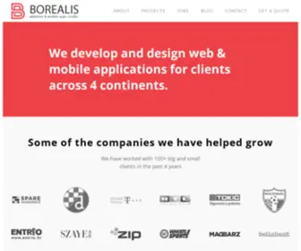 Borealis.biz(Borealis is an agency) Screenshot