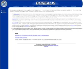 Borealis.com(Borealis Exploration Limited) Screenshot