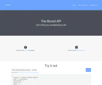 Boredapi.com(Bored API) Screenshot