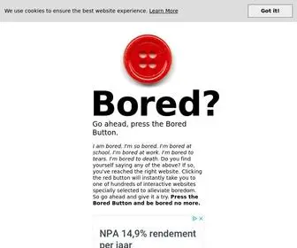 Boredbutton.com(Press the Bored Button) Screenshot