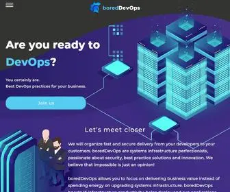 Boreddevops.com(Best DevOps practices for your business) Screenshot