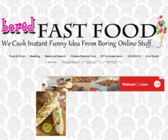 Boredfastfood.com(Bored Fast Food) Screenshot