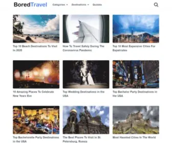 Boredtravel.com(Travel News Blog) Screenshot