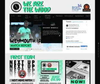 Borehamwoodfootballclub.co.uk(Boreham Wood Football Club) Screenshot