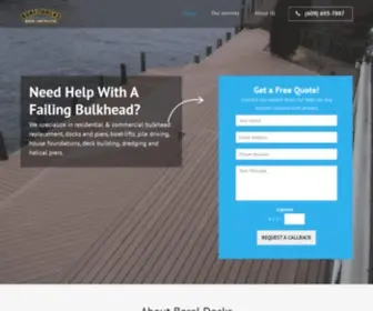 Boreldocks.com(Borel Docks Marine Construction) Screenshot