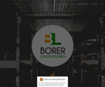 Borer-Liquidationen.ch(Borer Liquidationen & Occasionen) Screenshot