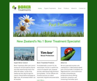 Borertreatment.co.nz(Auckland & Hamilton Borer Treatments) Screenshot