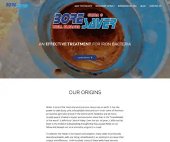 Boresaver.com(Well Rehabilitation Chemicals) Screenshot