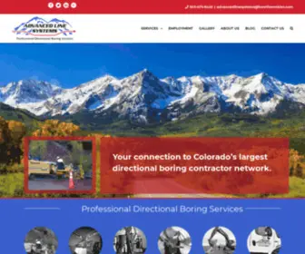 Boretherockies.com(Directional Boring Contractors CO) Screenshot