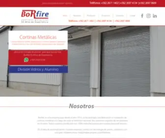 Borfire.cl(Cortinas Metalicas) Screenshot