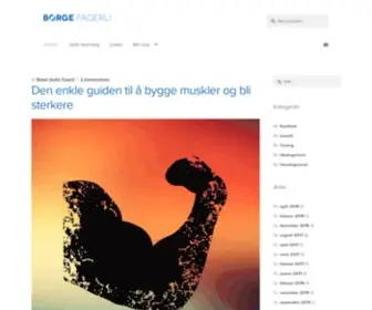 Borgefagerli.no(Børge Fagerli) Screenshot