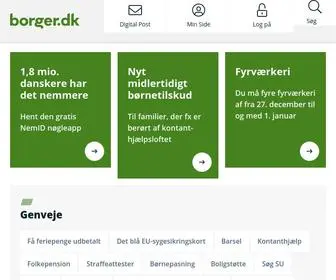 Borger.dk(Din indgang til det offentlige) Screenshot
