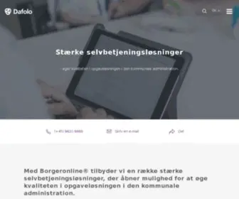 Borgeronline.dk(Borgeronline) Screenshot