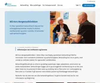 Borgestadklinikken.no(Borgestadklinikken behandler rusrelaterte lidelser) Screenshot