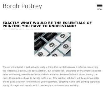 Borgh-Pottery.com(Borgh Pottrey) Screenshot