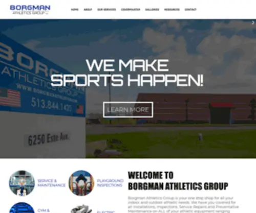 Borgmanathletics.com(Borgman Athletics) Screenshot