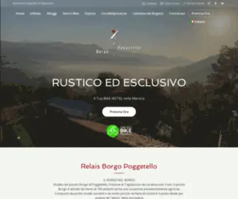 Borgopoggetello.com(Relais in Tagliacozzo) Screenshot