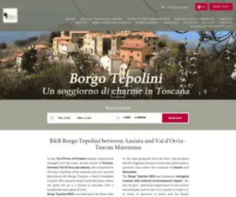 Borgotepolini.it(B&B Borgo Tepolini) Screenshot