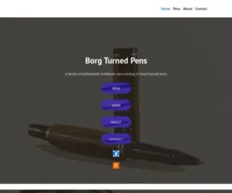 Borgturnedpens.com(Borg Turned Pens) Screenshot