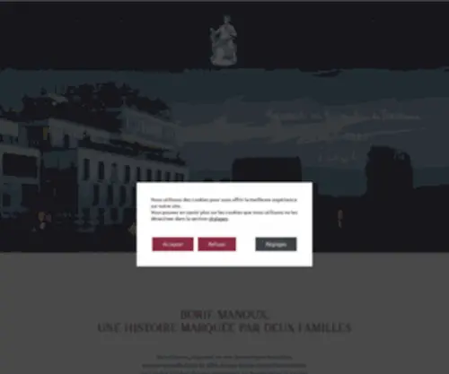 Borie-Manoux.com(Borie-Manoux Grands vins de Bordeaux) Screenshot