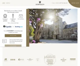 Boringdonhall.co.uk(Boringdon Hall &amp; Spa) Screenshot