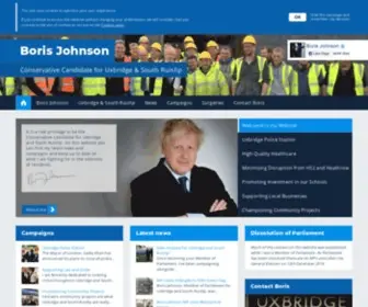 Boris-Johnson.org.uk(Boris Johnson) Screenshot