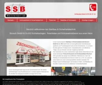 Borisch.de(Stahlbau & Sicherheitstechnik Borisch GmbH & Co.KG in Dresden) Screenshot