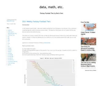 Borischen.co(Data, math, etc) Screenshot