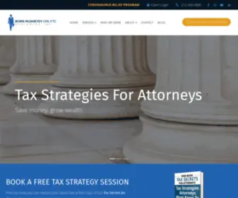 Borismtax.com(CPA New York NY) Screenshot