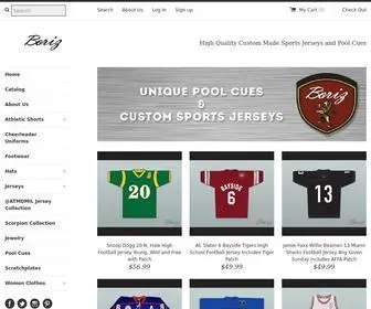 BorizJerseys.com Screenshot