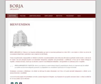 Borjaabogados.com(Borja Abogados en Valencia) Screenshot