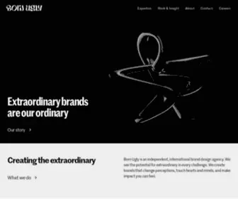 Born-Ugly.com(Born Ugly; we are a brand consultancy) Screenshot