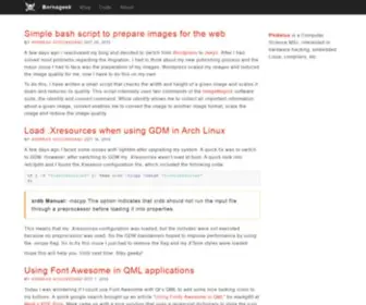 Bornageek.com(Linux) Screenshot