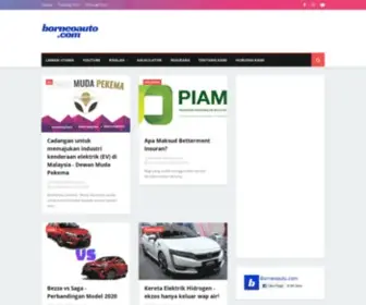 Borneoauto.com(Berita dan informasi dunia automotif) Screenshot